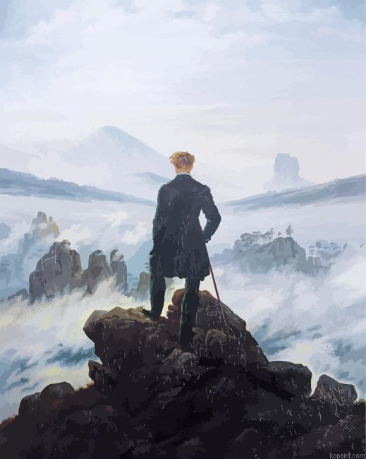 Wanderer Above The Sea Of Fog By J M W Turner Paint By Numbers