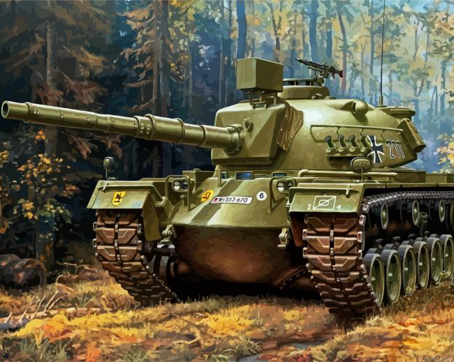 War Tank Paint By Numbers.png