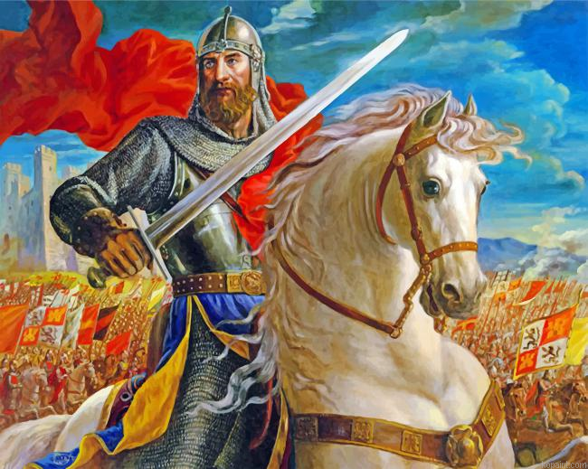 Warrior King Painting By Numberss.png