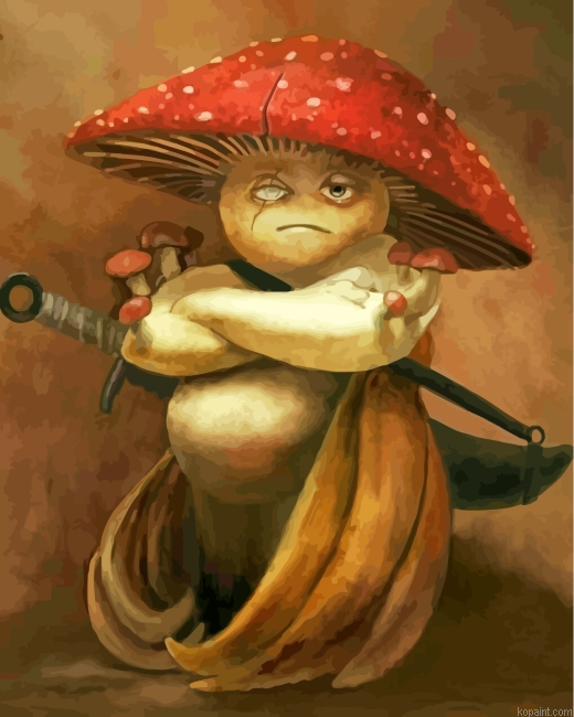 Warrior Mushroom Painting By Numberss.png