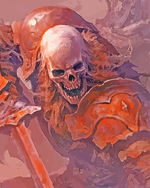 Warrior Skull Painting By Numberss.png