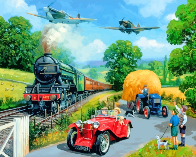 Wartime Summer Painting By Numberss.png