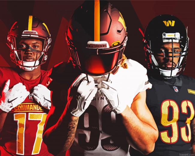 Washington Football Players Painting By Numberss.png