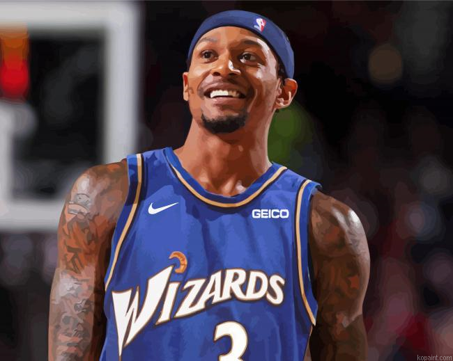 Washington Wizards Basketball Team Player Painting By Numberss.png
