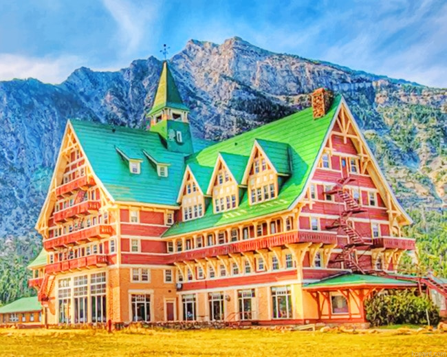 Waterton Lake National Park Of Canada Paint By Numbers