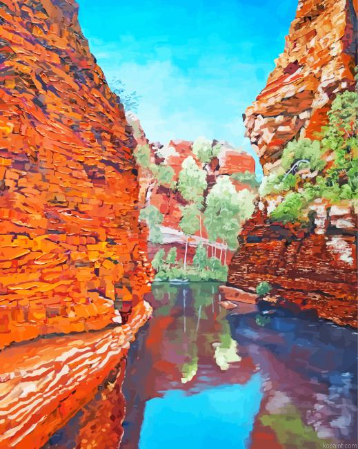 Weano Gorge Pilbara Karijini Painting By Numberss.png