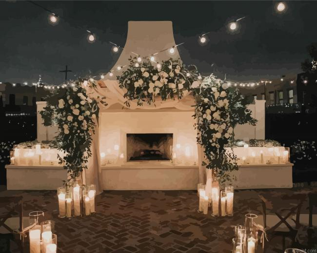 Wedding Party Lights Paint By Numbers