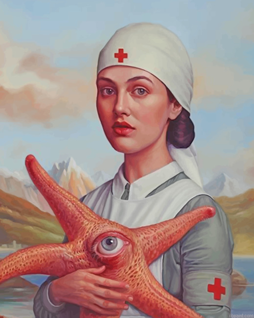 Weird Nurse Painting By Numberss.png