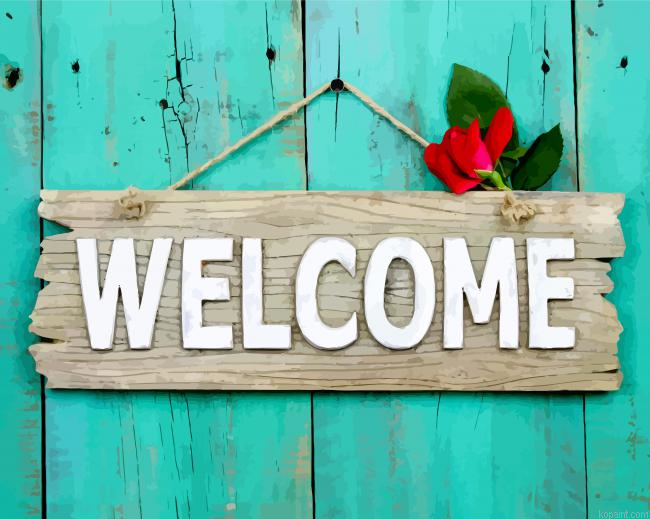 Welcome Decoration Painting By Numberss.png