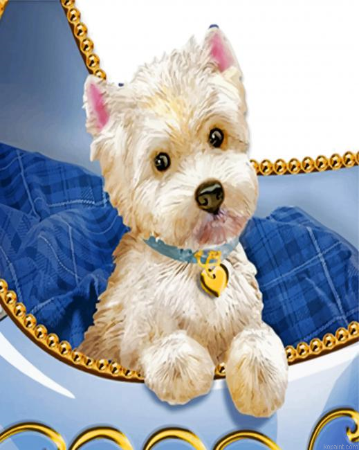 Westie Dog Painting By Numberss.png