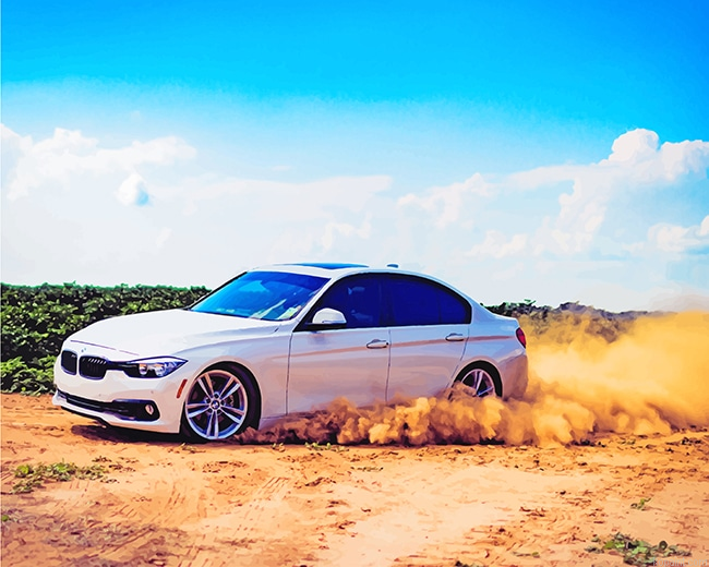 White Bmw Sand New Painting By Numberss.png