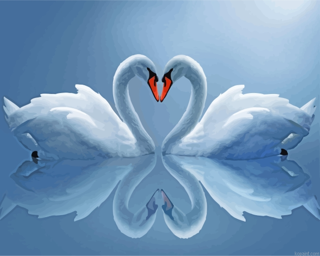 White Swans Painting By Numberss.png
