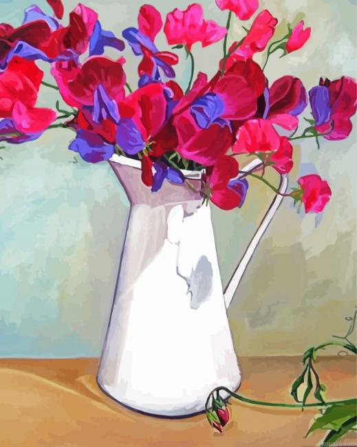 White Sweet Pea Painting By Numberss.png