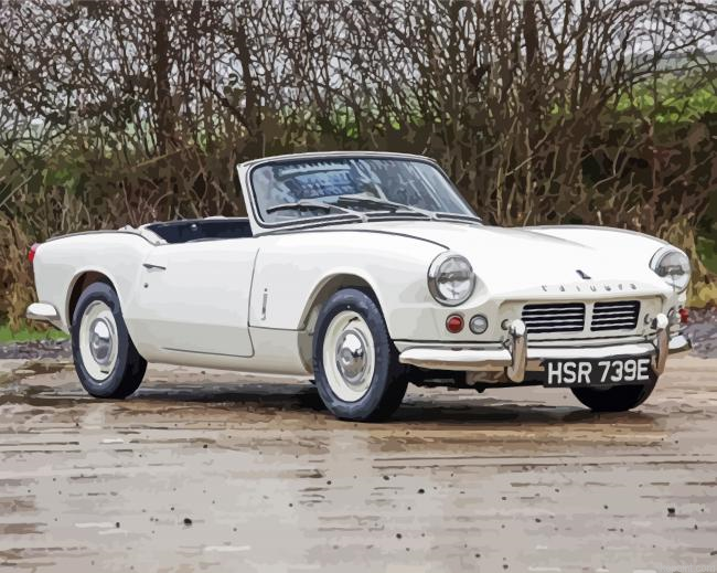 White Triumph Spitfire Painting By Numberss.png