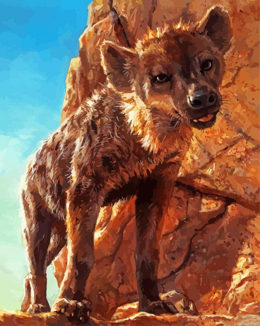 Wild Hyena Painting By Numberss.png