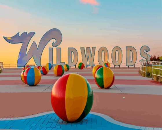 Wildwood New Jersey Sunset Painting By Numberss.png