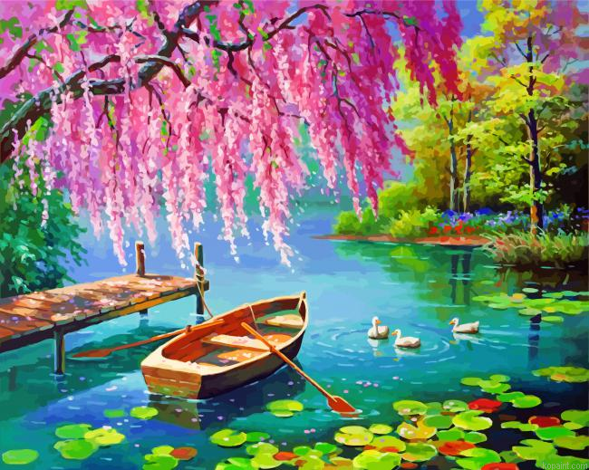Willow Tree River Painting By Numberss.png