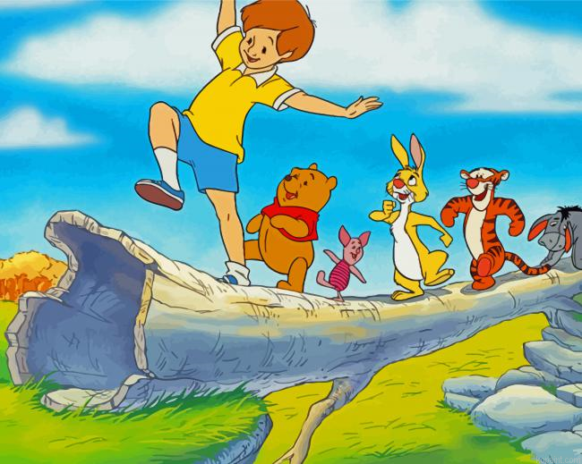 Winnie The Pooh Christopher Robin And Friend Painting By Numberss.png