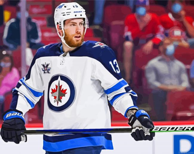 Winnpeg Jets Player Paint By Numbers