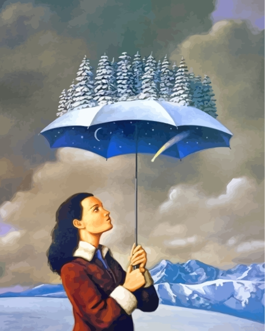 Winter Umbrella Painting By Numberss.png