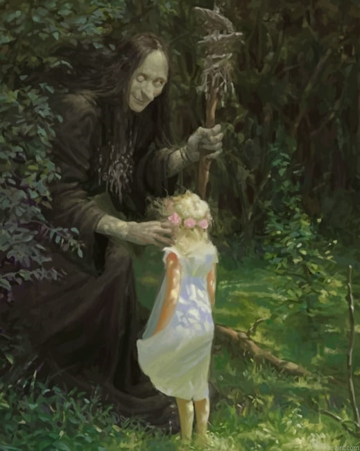 Witch And Little Girl New Painting By Numberss.png