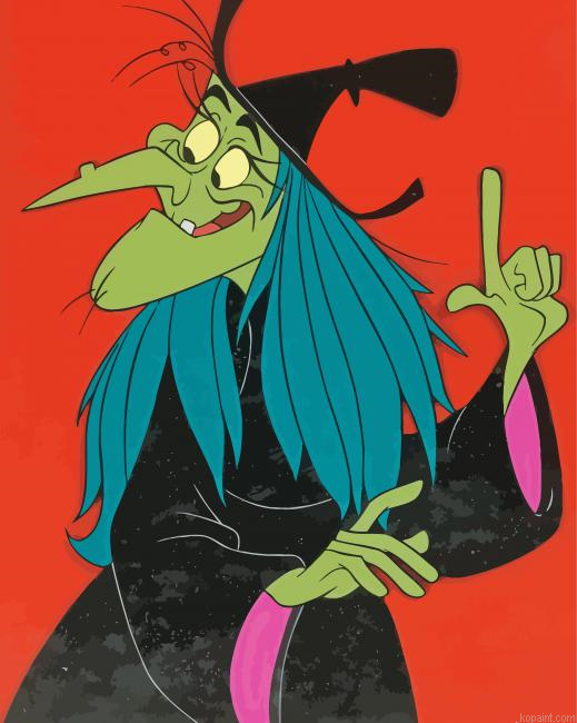 Wizard Of Oz Witch Painting By Numberss.png