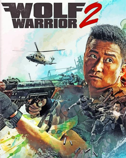Wolf Warrior Poster Painting By Numberss.png
