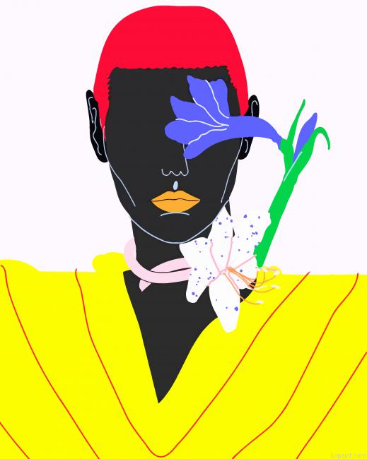 Woman Illustration New Painting By Numberss.png