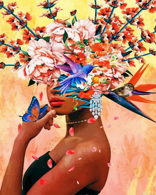 Woman In Bloom Painting By Numberss.png