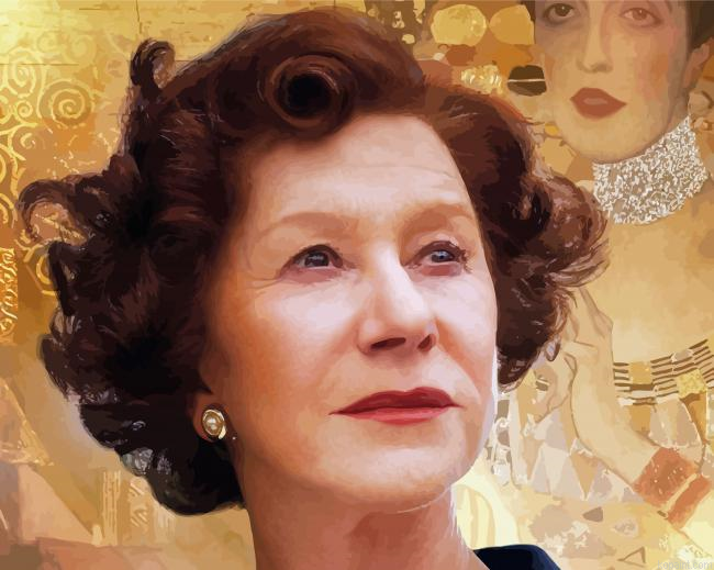 Woman In Gold Character Painting By Numberss.png