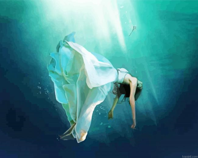 Woman In Water Painting By Numberss.png