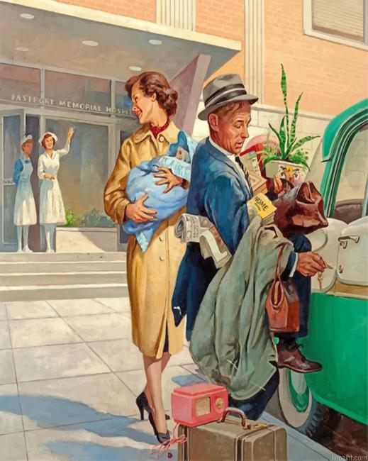 Woman Leaving The Hospital Painting By Numberss.png