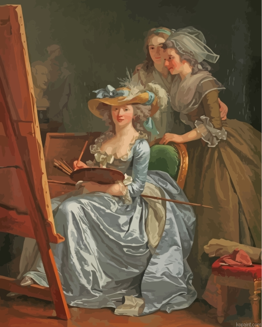 Women By Madame Le Brun Painting By Numberss.png