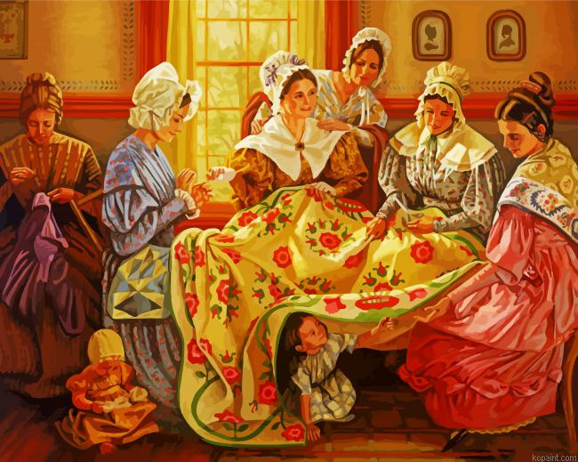 Women Quilting Painting By Numberss.png