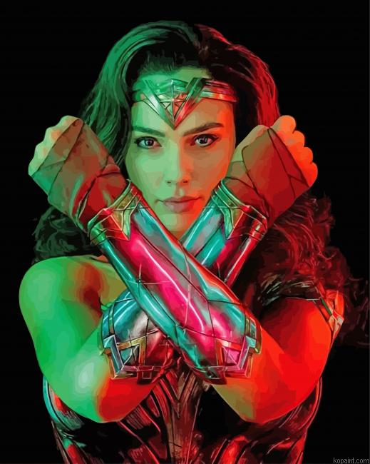 Wonder Woman Portrait Painting By Numberss.png