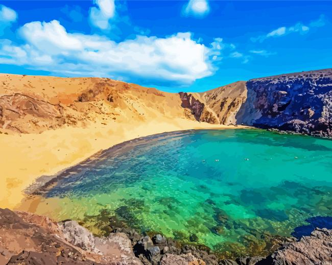 Wonderful Lanzarote Beach Painting By Numberss.png