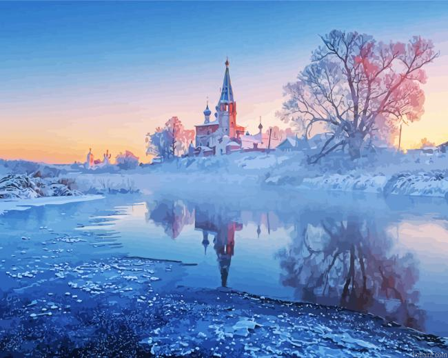 Wonderful Winter Reflections Painting By Numberss.png