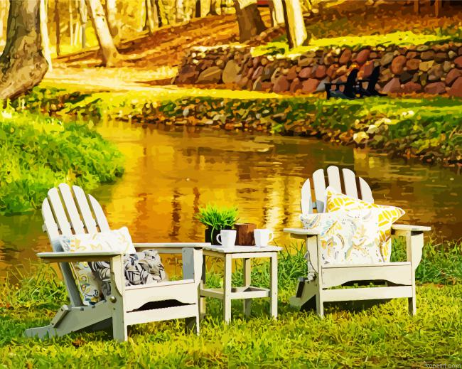 Wood Lakeside Chairs Painting By Numberss.png