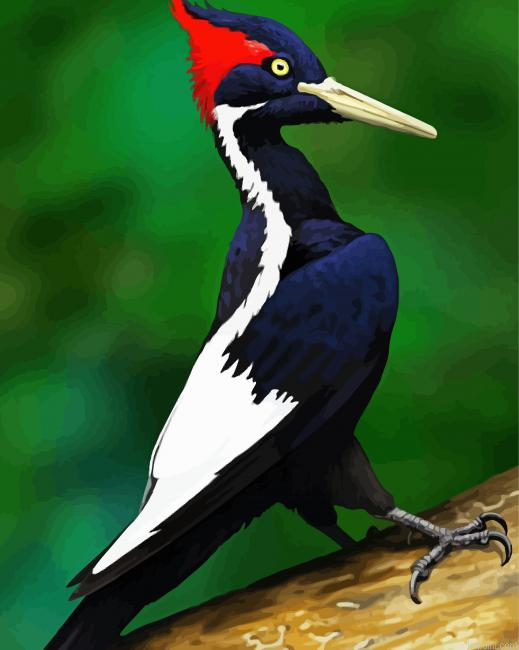 Woodpecker Bird Painting By Numberss.png