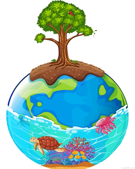 World Illustration Painting By Numberss.png