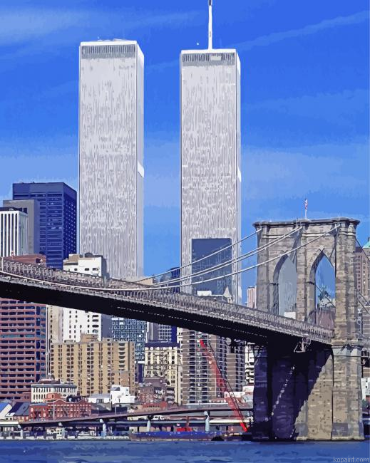 World Trad Center Ny Usa Painting By Numberss.png
