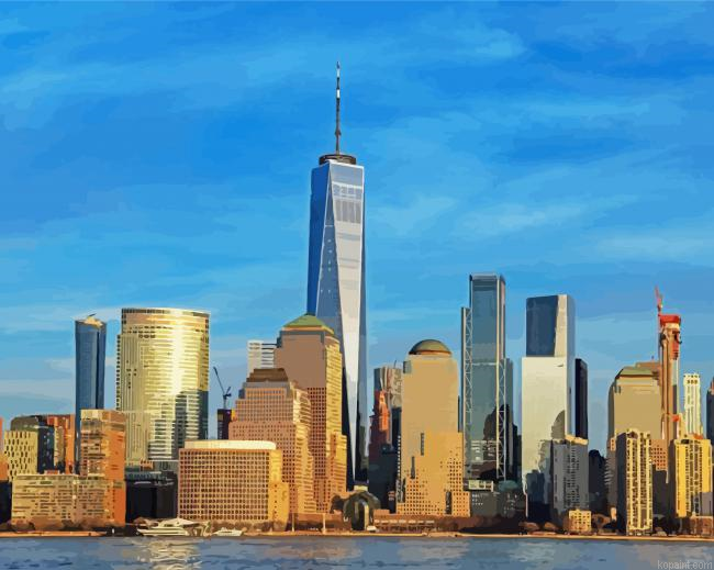 World Trad Center Nyc Painting By Numberss.png