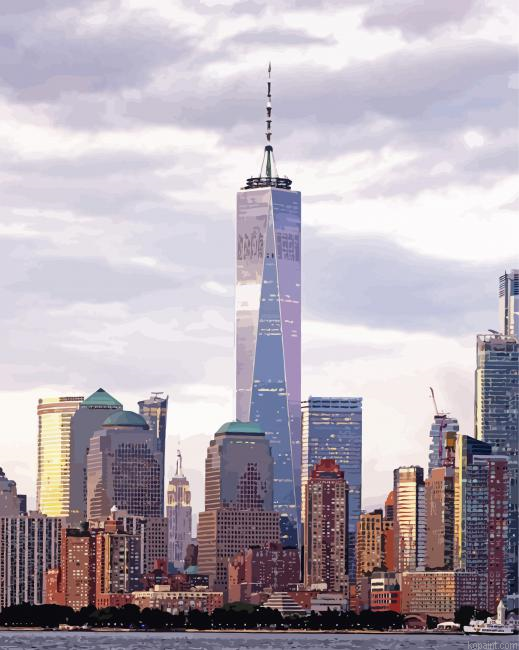 World Trad Center Painting By Numberss.png
