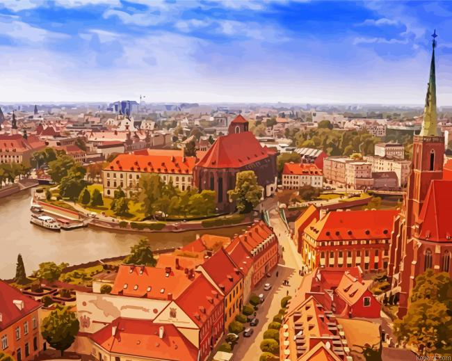 Wroclaw Poland Paint By Numbers