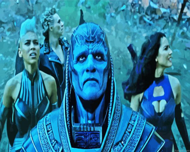 X Men Apocalypse Movie Character Painting By Numberss.png