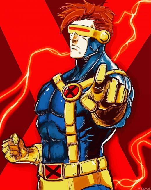 X Men Cyclops Art Painting By Numberss.png