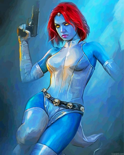 X Men Mystique Painting By Numberss.png