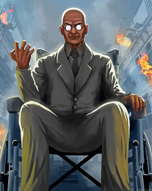 X Men Professor X Paint By Numbers