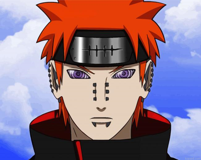 Yahiko Akatsuki Pain Paint By Numbers