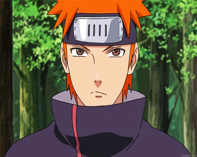 Yahiko Naruto Anime Painting By Numberss.png